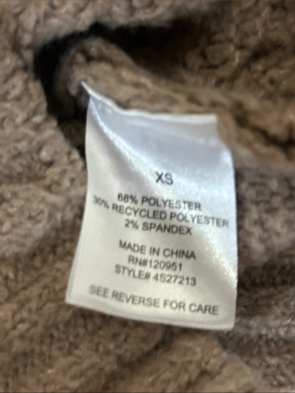 Pink Rose Taupe Cable-Knit Mock Neck Sweater - Picture 3 of 6